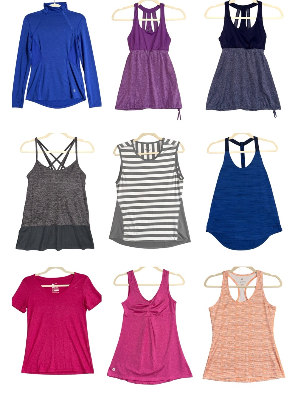 Women’s Size Small Athletic Tops Tank T-Shirt Lot Activewear Bundle